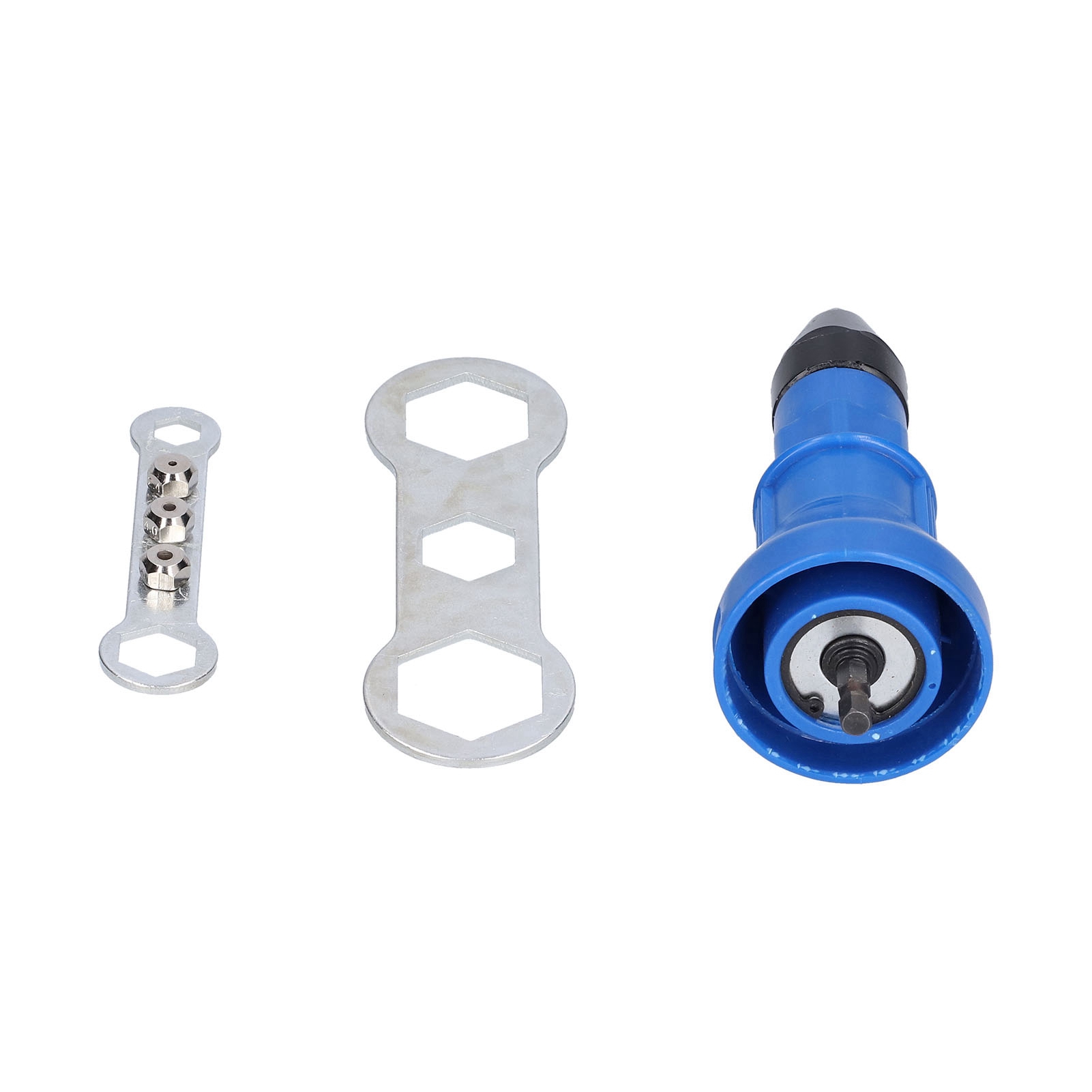 Elektrischer Nietmutternpistolen-bohrschrauberadapter, Akku-nietadapter, Elektrowerkzeugausrüstung, Blau