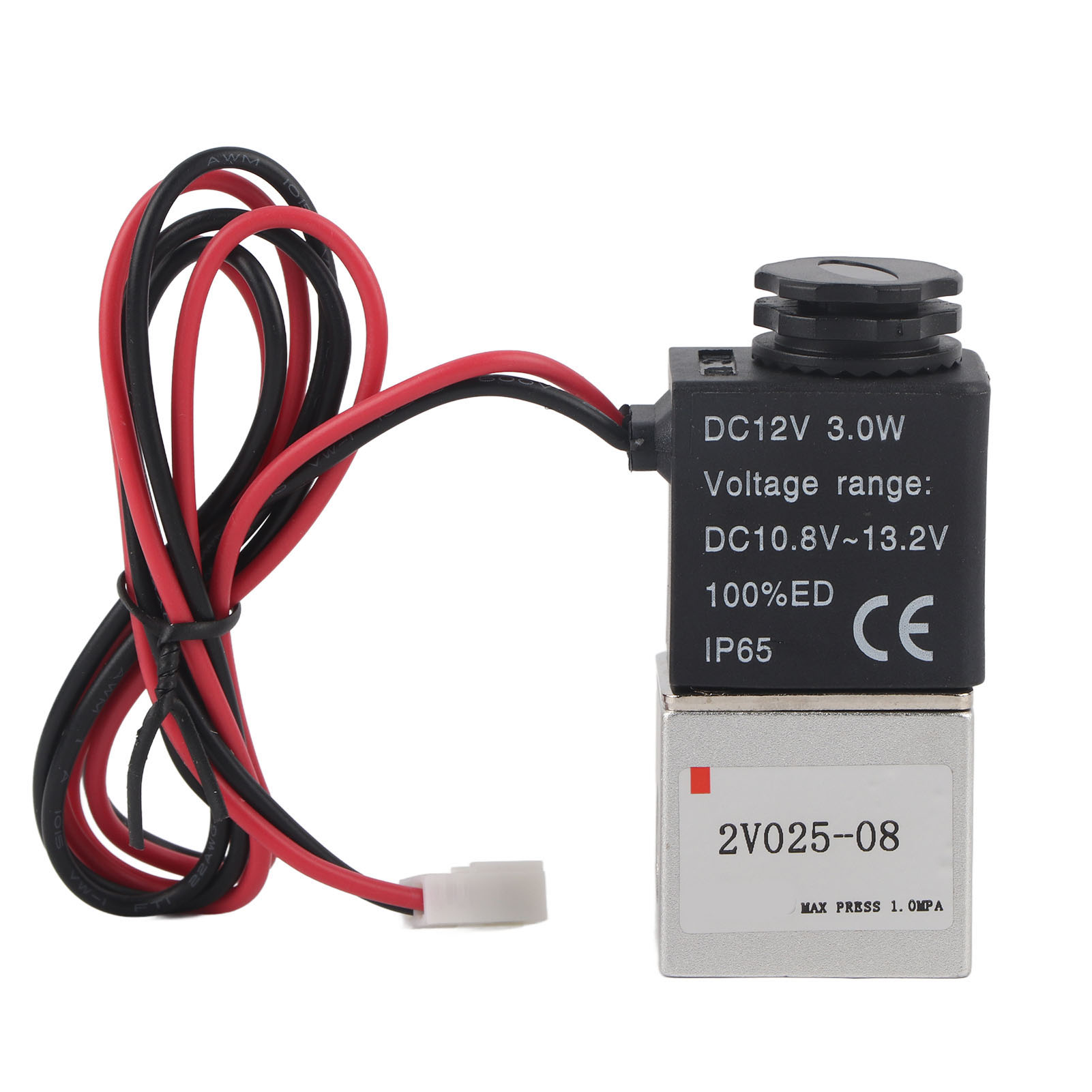 Magnetventil, 2-wege, Aluminiumlegierung, Normalerweise Geschlossen, Werkzeuggröße G1/4 Zoll, 2v025-08dc12v