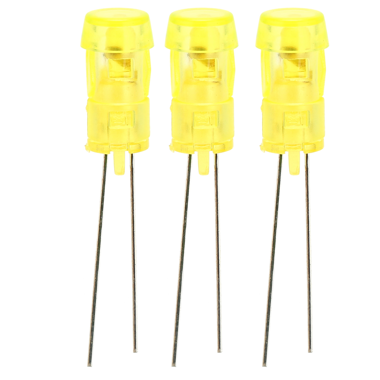 20 Stück 3 Mm Diy Led-dioden, Tragbare Leuchtdioden Für Wissenschaftsprojekte Und Experimente, Gelbes Licht