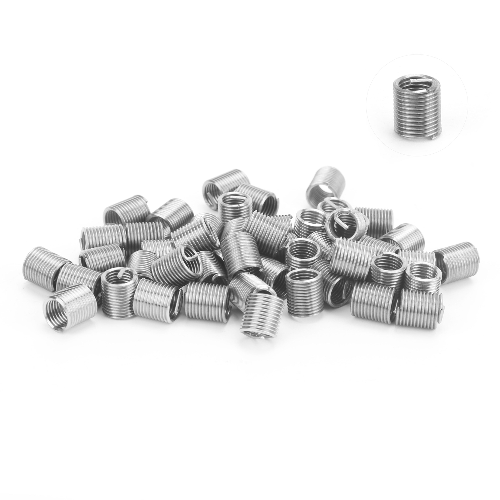 50 Stück Gewindeeinsätze Aus Edelstahl, Spiralmuttern-reparatur-expansionswerkzeug M1/4x28x2d