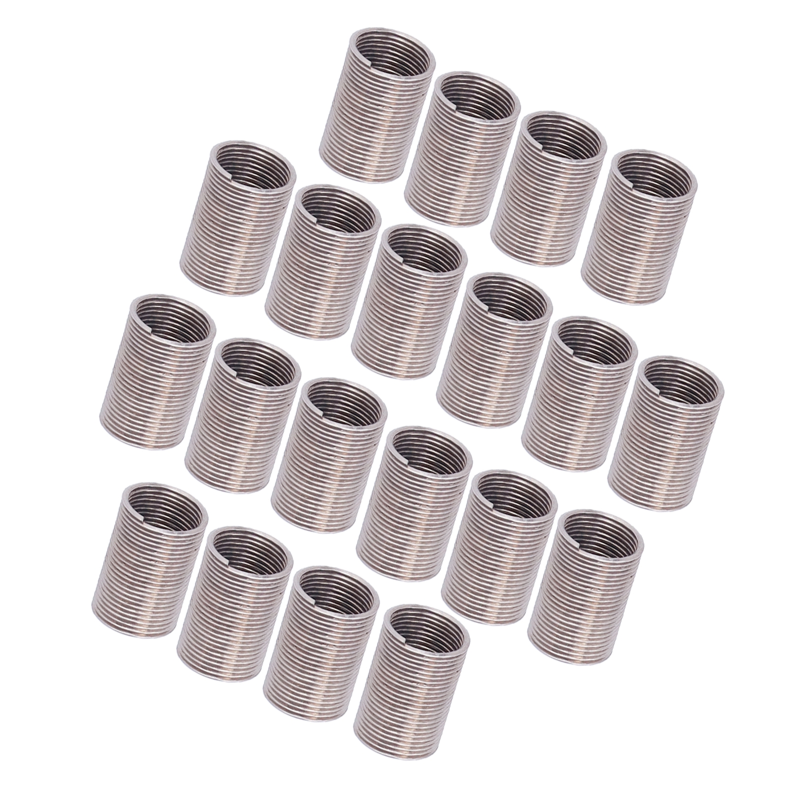20 Stück Gewindeeinsätze M12 X 1 Gewindereparatur Reduziermutter Spiralkreis Verlängerungswerkzeug 3d