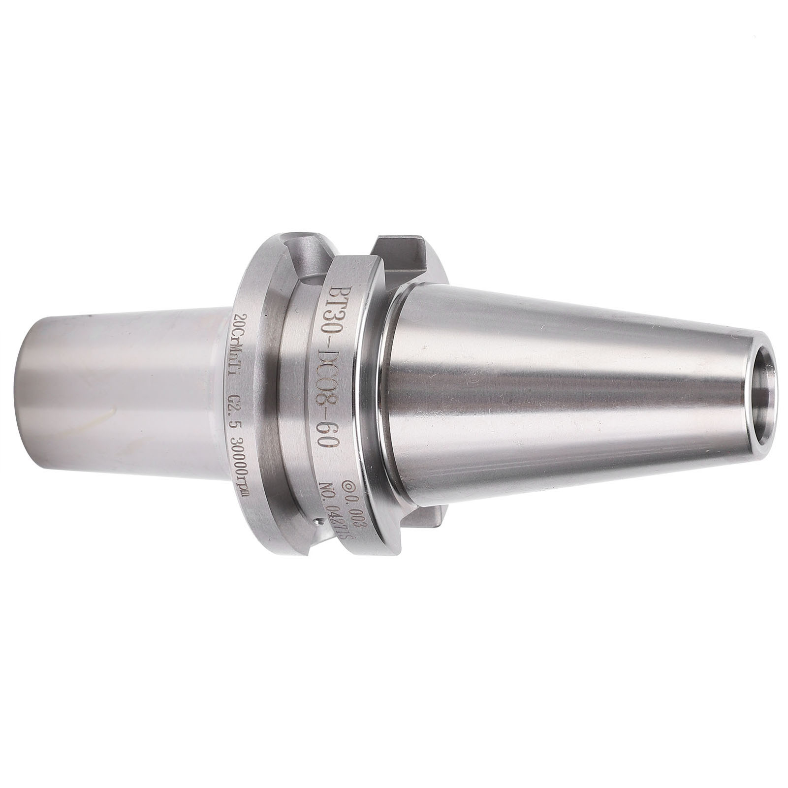 Spannzangenfutter Für Cnc-fräswerkzeuge, Rückwärtszug, 20crmnti Hrc48‑52, Hardware Bt30‑dc08‑60