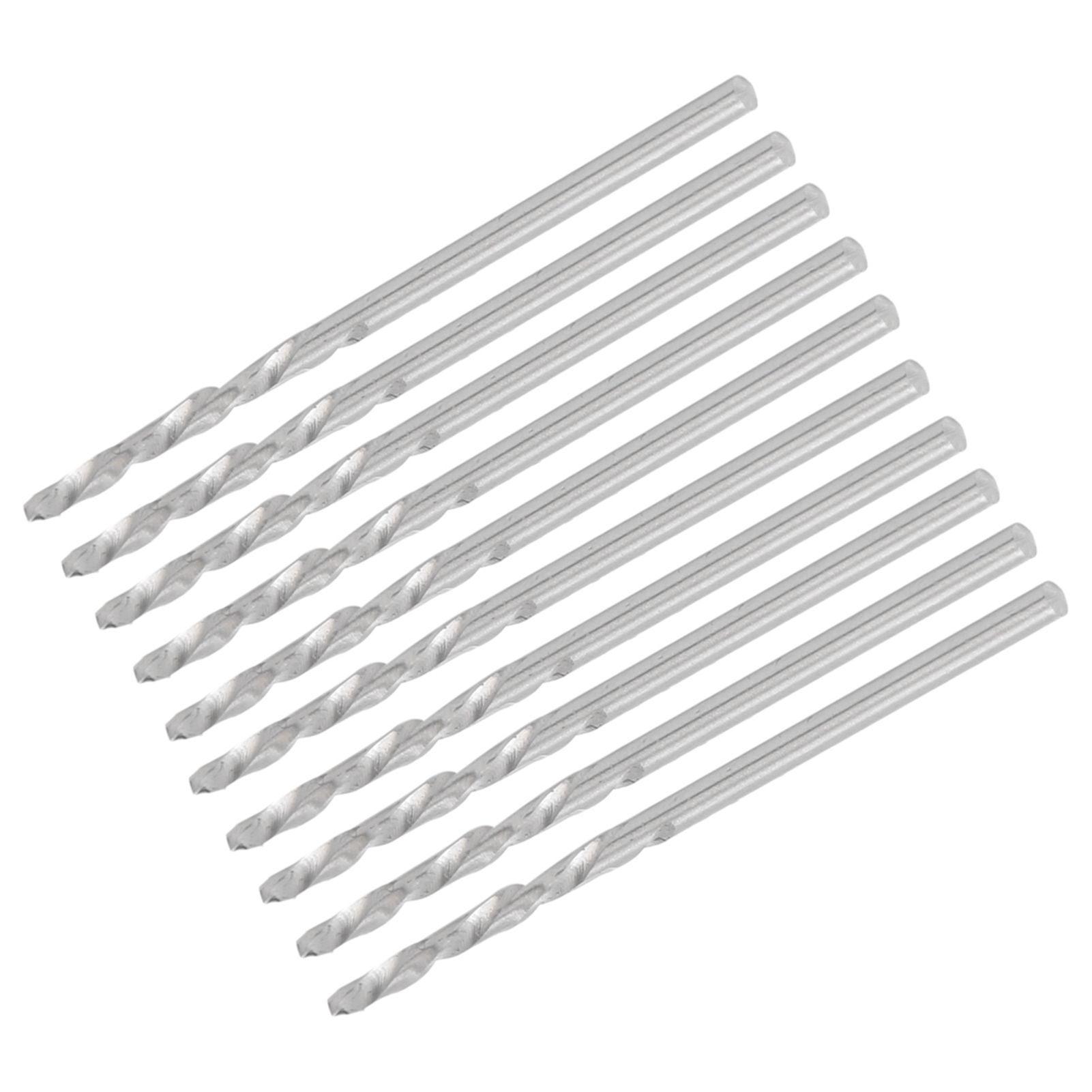 10-teiliges Set Mit Spiralbohrern Mit Geradem Schaft, 1,9 Mm, Inklusive Körnerbohrern Und Zubehörteilen