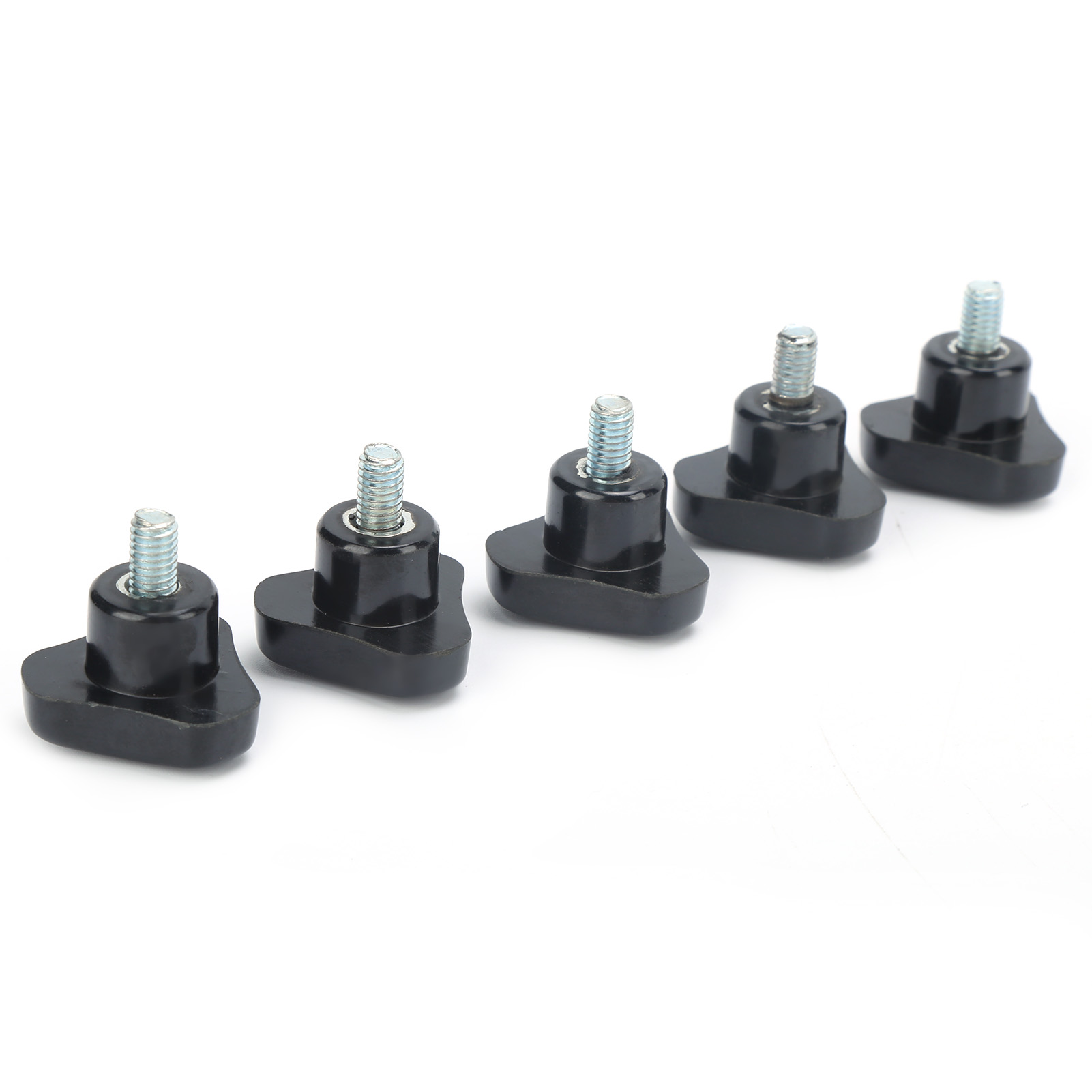 5 Stück Drehbank-handgriff Mit Drehknopfmutter, Dreieck-verriegelungsgriff, Hardware M6x32x10