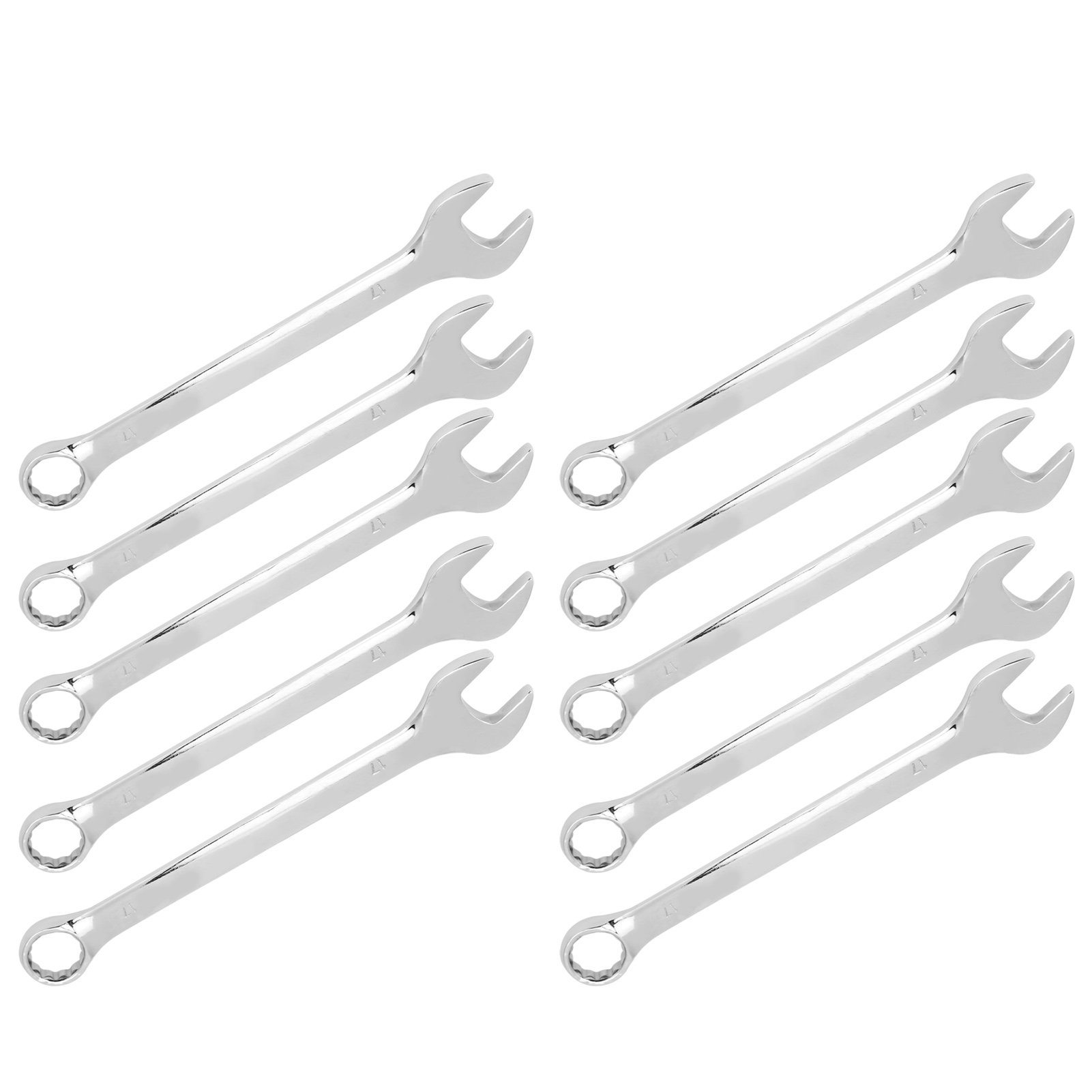 10-teiliges Ratschenschlüssel-kombinationsschlüssel-set (17 Mm, Offenes Maul)