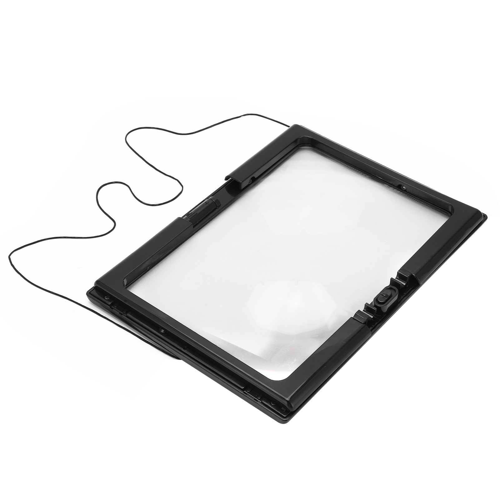 Leselupe Im A4-format Mit Led-beleuchtung Und Ständer, Pvc-tischlupe Für Zuhause