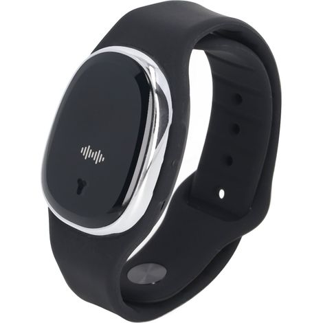 Wiederaufladbares Ultraschall-mückenabwehrarmband Per Usb Für Outdoor-sportarten, Ideal Für Schwangere Und Kinder (schwarz).