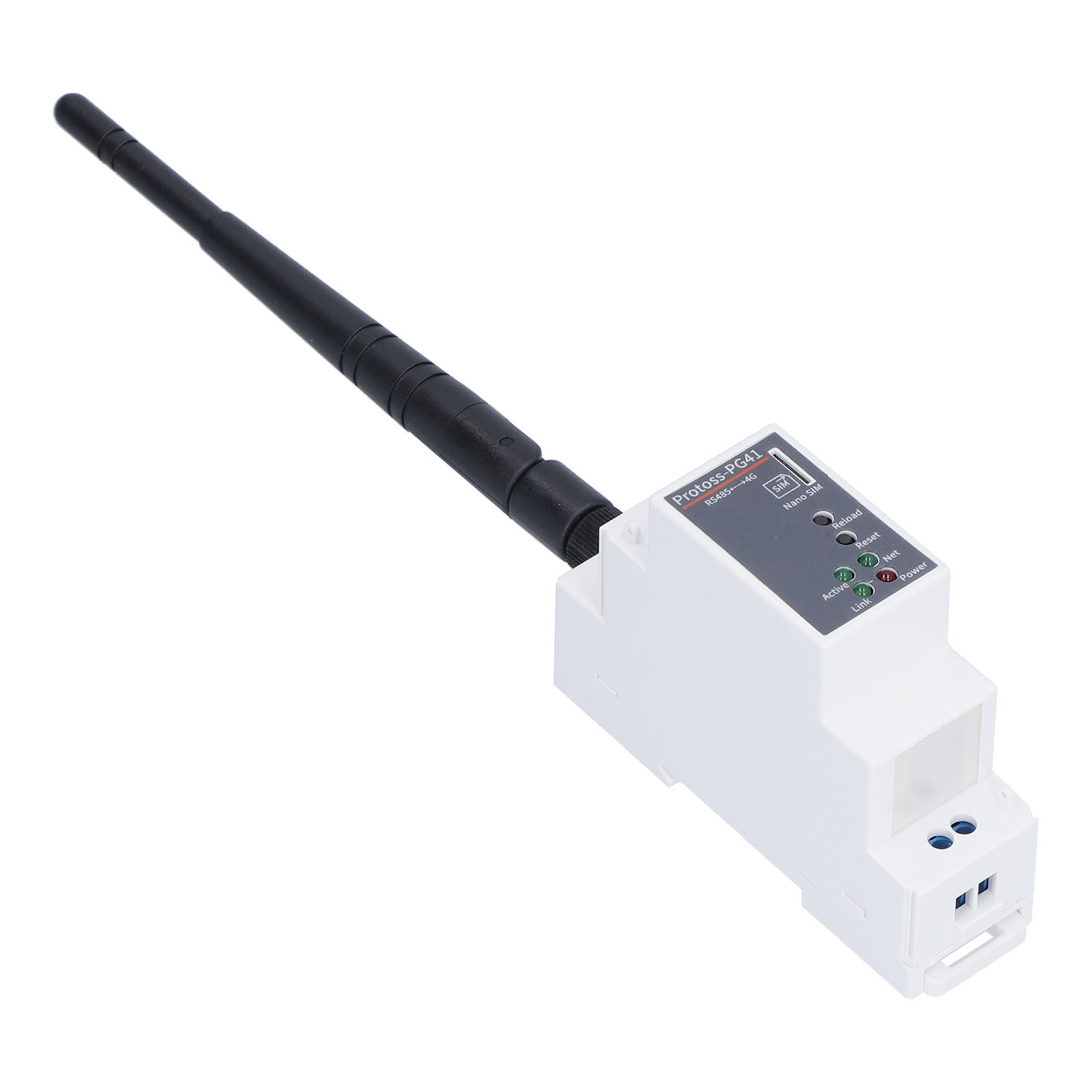 Ethernet-seriell-server Rs485 Zu 4g Dtu-schienenmontage Cat1 5 Modus 13 Frequenz 9–50 V Dc
