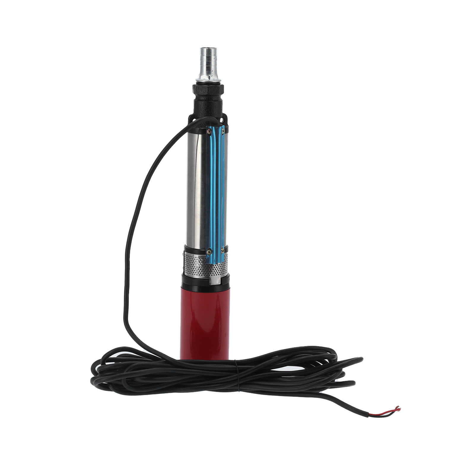 Dc-tiefbrunnenpumpe Mit Hoher Förderleistung Und Förderhöhe, Batteriebetrieb, Solarbetrieb, Messingmotor, Schwimmendes Laufrad, S435 Dc24v