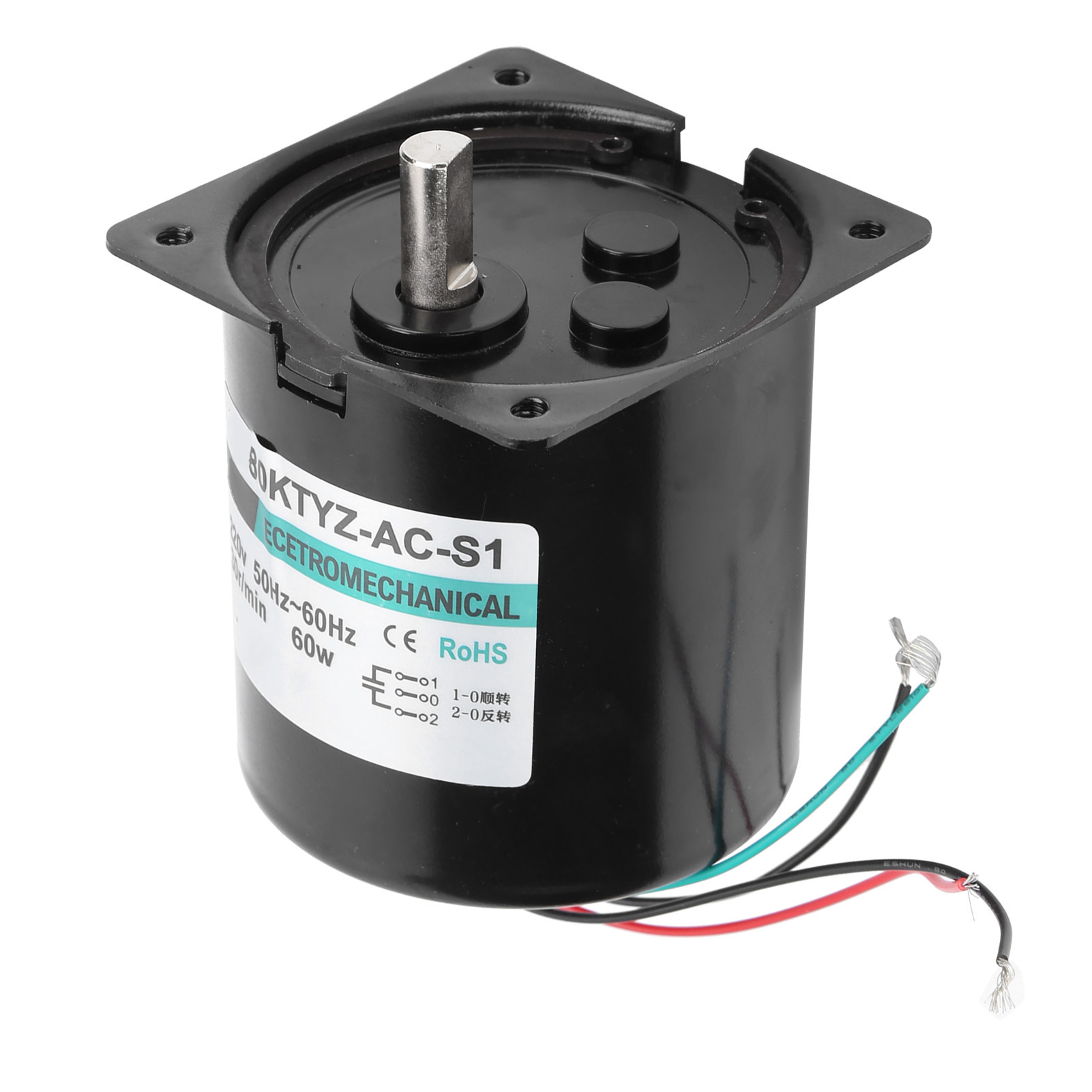 Ac-synchronmotor Mit Kondensatorhalterung, Cw/ccw, Hohes Drehmoment, Niedrige Drehzahl, 60 W, Xd80ktyz, 30 U/min, Ac 220 V