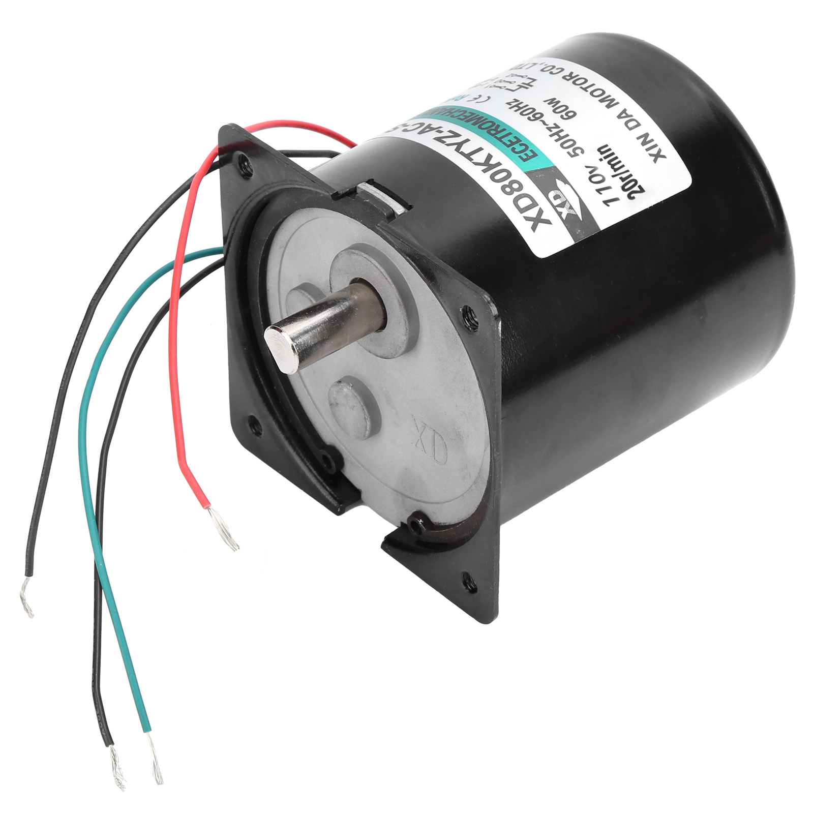 Wechselstrom-synchronmotor Mit Exzenterwelle, Permanentmagnet, Niedriger Drehzahl, Hohes Drehmoment, 60 W, Xd80ktyz, 20 U/min, 110 V Ac