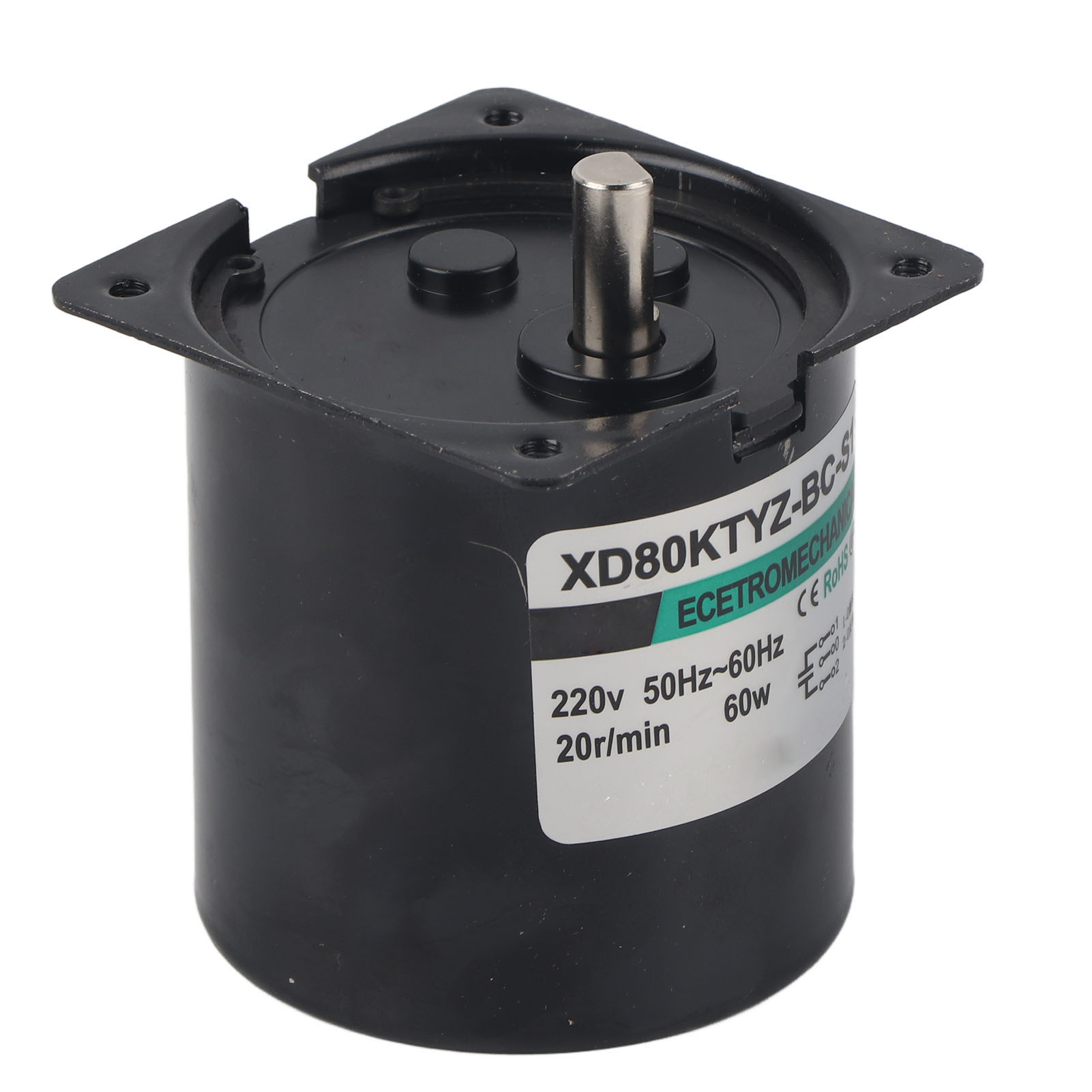 Wechselstrom-synchronmotor Mit Exzenterwelle, Permanentmagnet, Niedrige Drehzahl, Hohes Drehmoment, 60 W, Xd80ktyz, 20 U/min, 220 V Ac