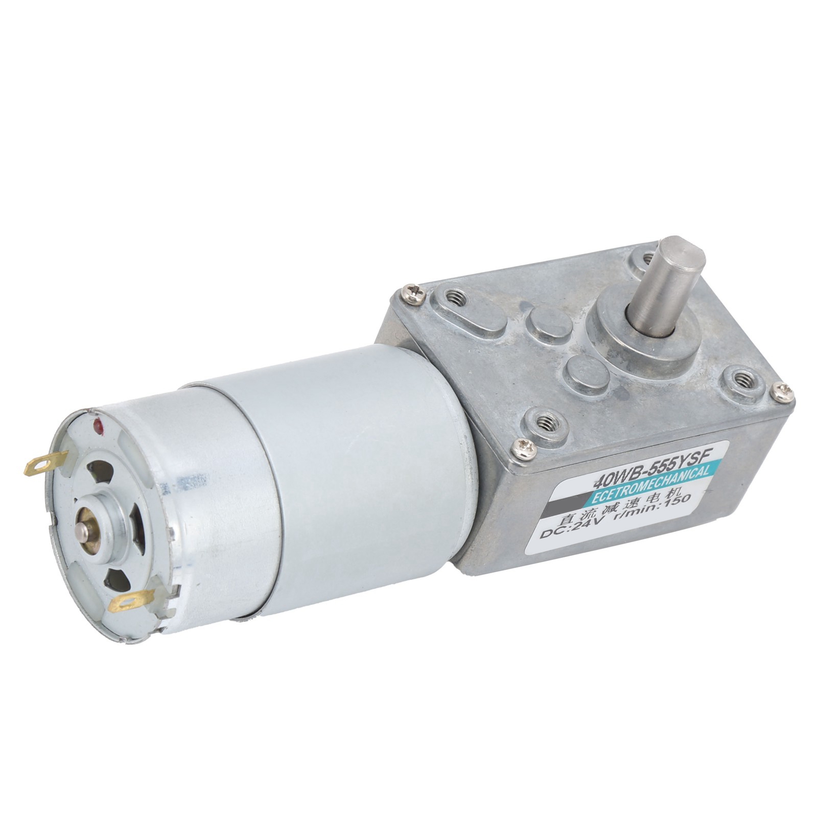 Turbinen-schneckengetriebemotor Dc, Hohes Drehmoment, Niedrige Drehzahlregelung, Mini, 2-wege, Dc 24 V, Xd40wb-555ysf, 150 U/min