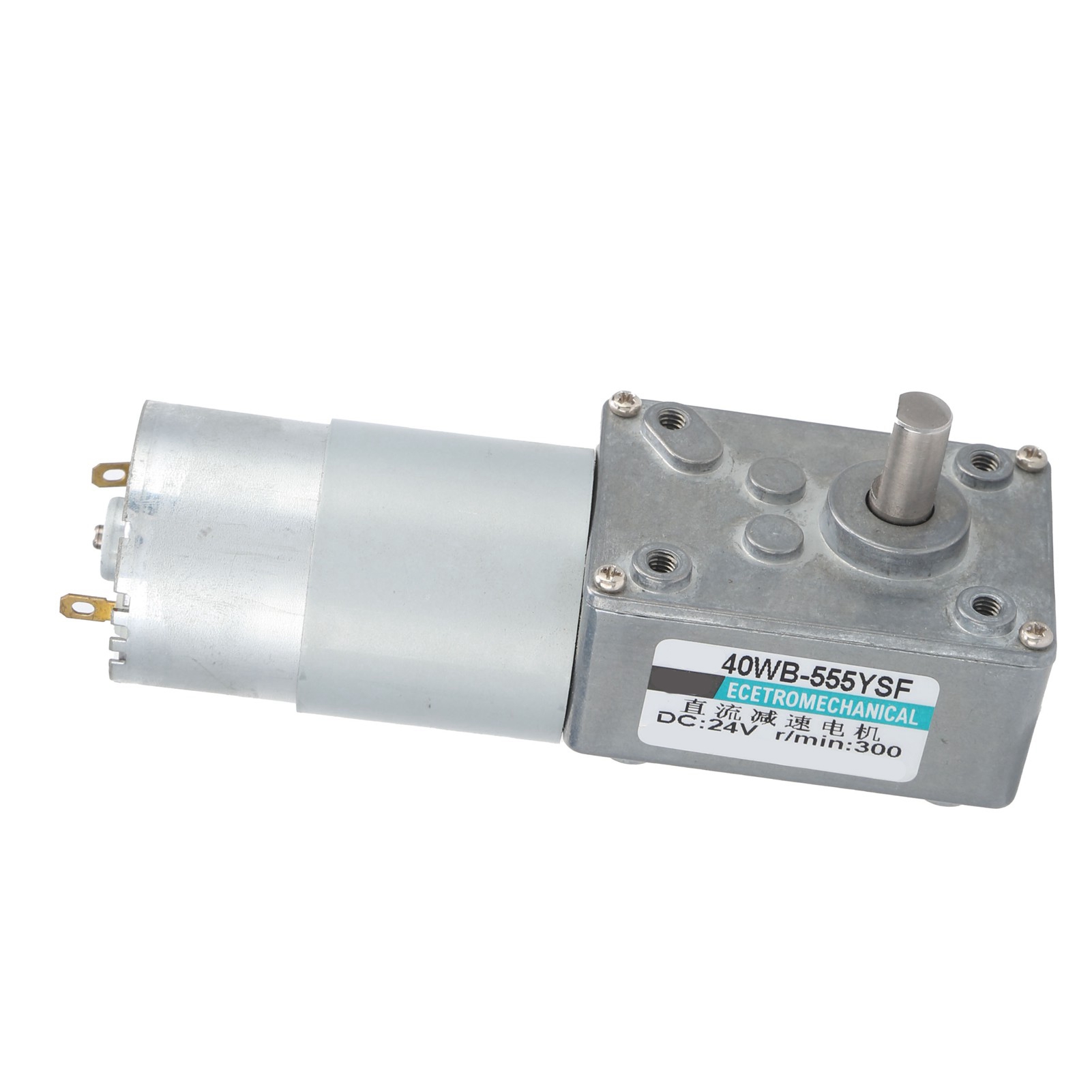 Turbinen-schneckengetriebemotor Dc, Hohes Drehmoment, Niedrige Drehzahlregelung, Mini, 2-wege, Dc 24 V, Xd40wb-555ysf, 300 U/min
