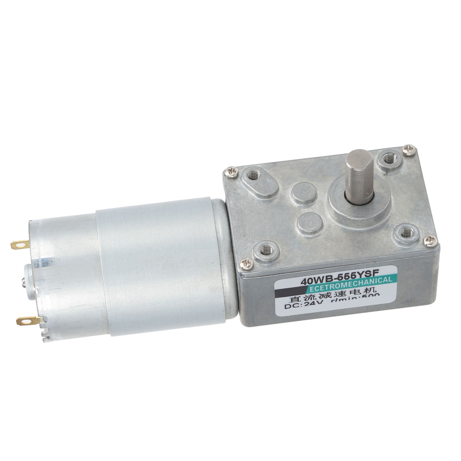 Turbinen-schneckengetriebemotor Dc, Hohes Drehmoment, Niedrige Drehzahlregelung, Mini, 2-wege, Dc 24 V, Xd40wb-555ysf, 500 U/min