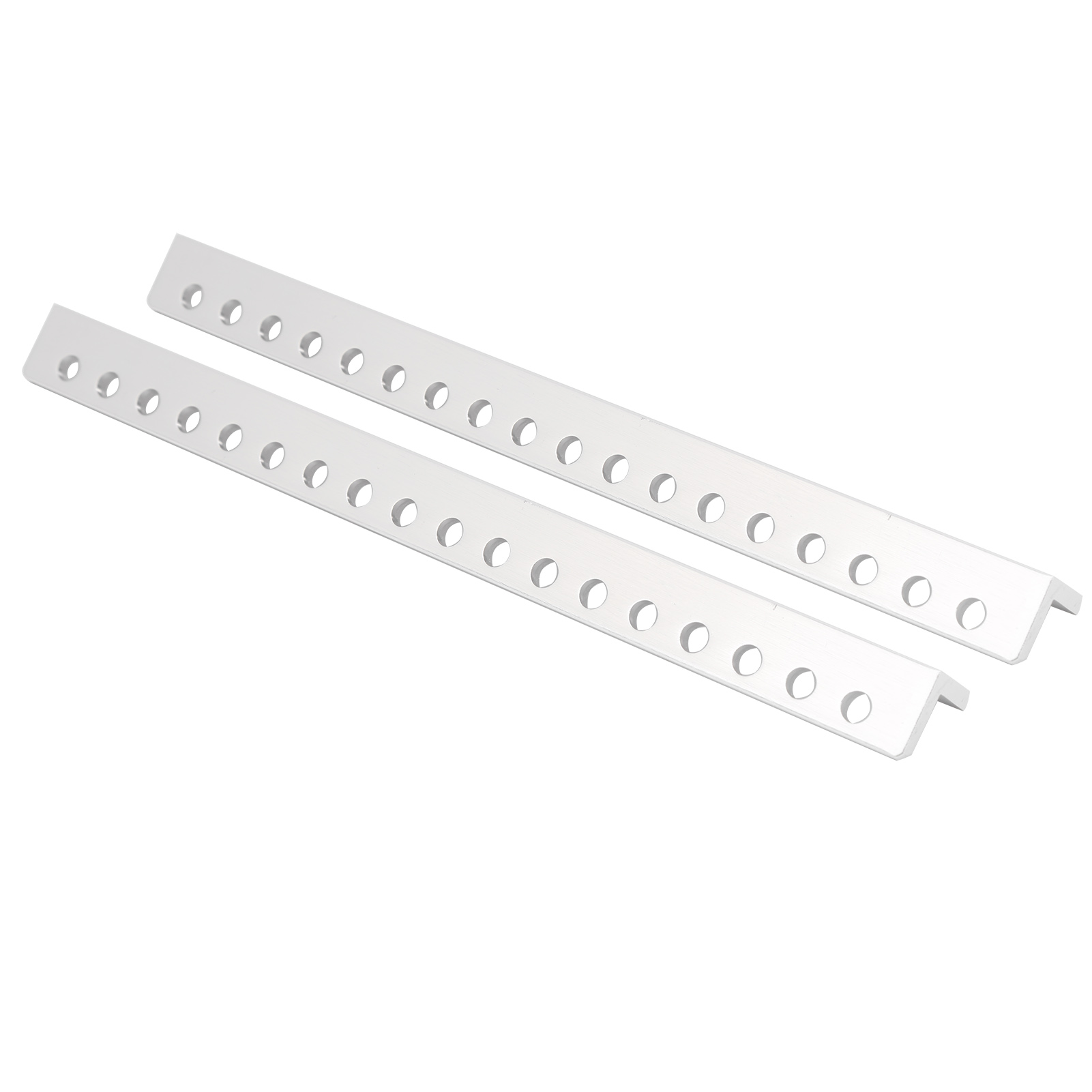 1 Paar L-förmige Profilschienen Mit 18 Löchern, 310300180152, Roboterteile-bastelset, 12 X 12 X 152 Mm