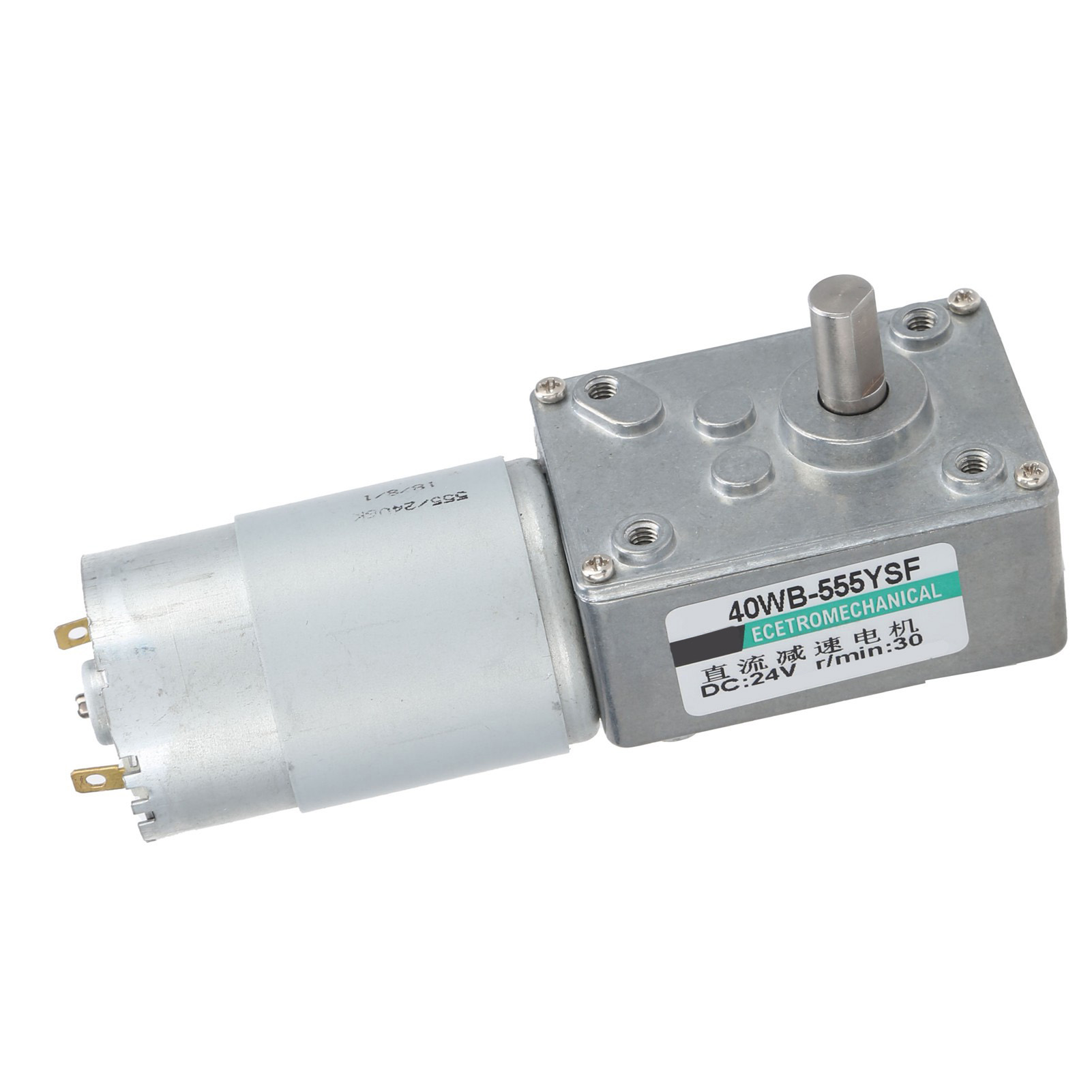 Turbinen-schneckengetriebemotor, Gleichstrom, Hohes Drehmoment, Niedrige Drehzahlregelung, 2-wege-steuerung, 24 V Dc, Xd40wb-555ysf, 30 U/min