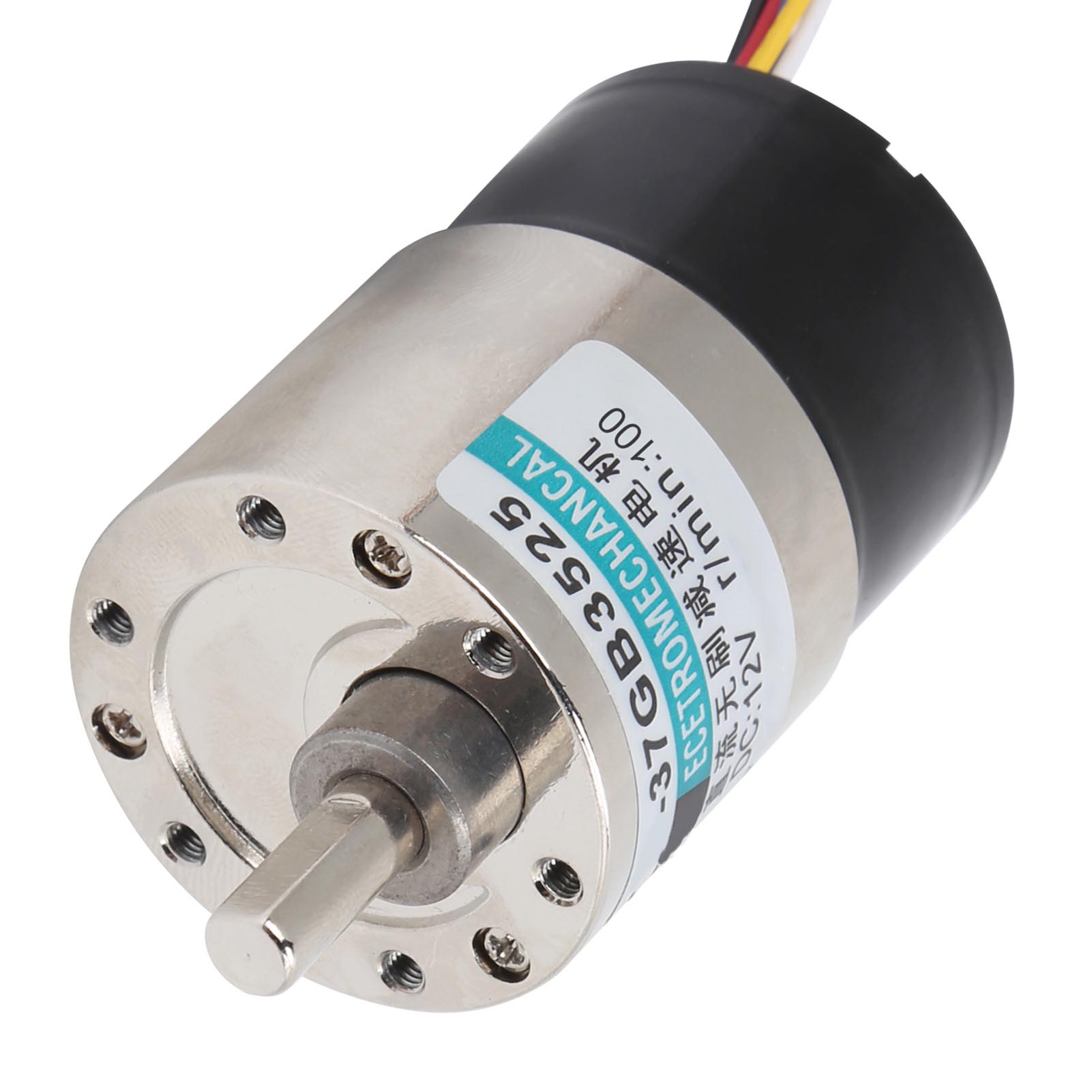 Bürstenloser Motor Mit Einstellbarer Drehzahl (cw/ccw), 12 V Dc, Mit Halterung Für Messgeräte, Xd-37gb3525, 100 U/min