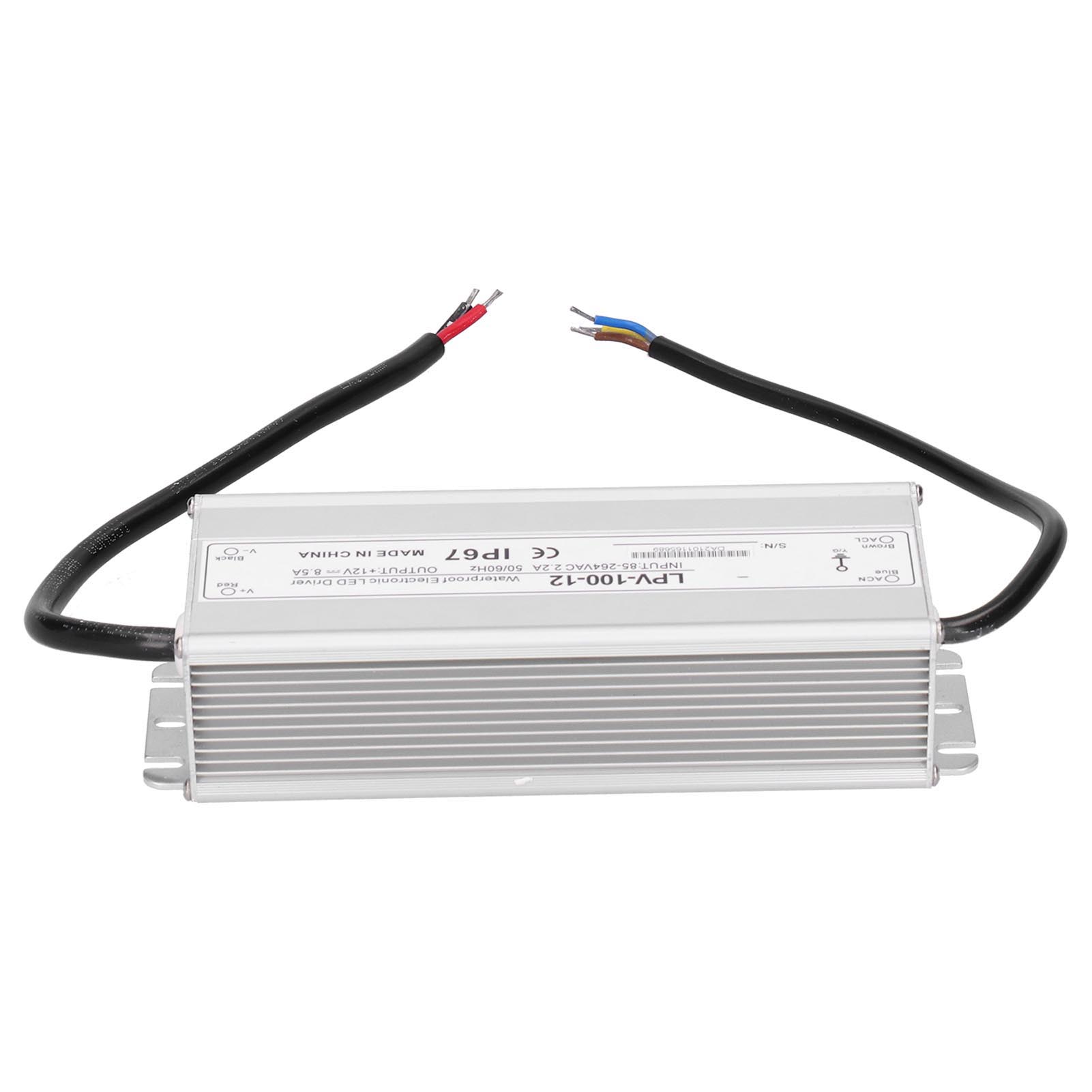 Berm Led-treiber Elektronisches 100w Wasserdichtes Netzteil Transformator Adapter Lpv‑100‑12 Dc12v