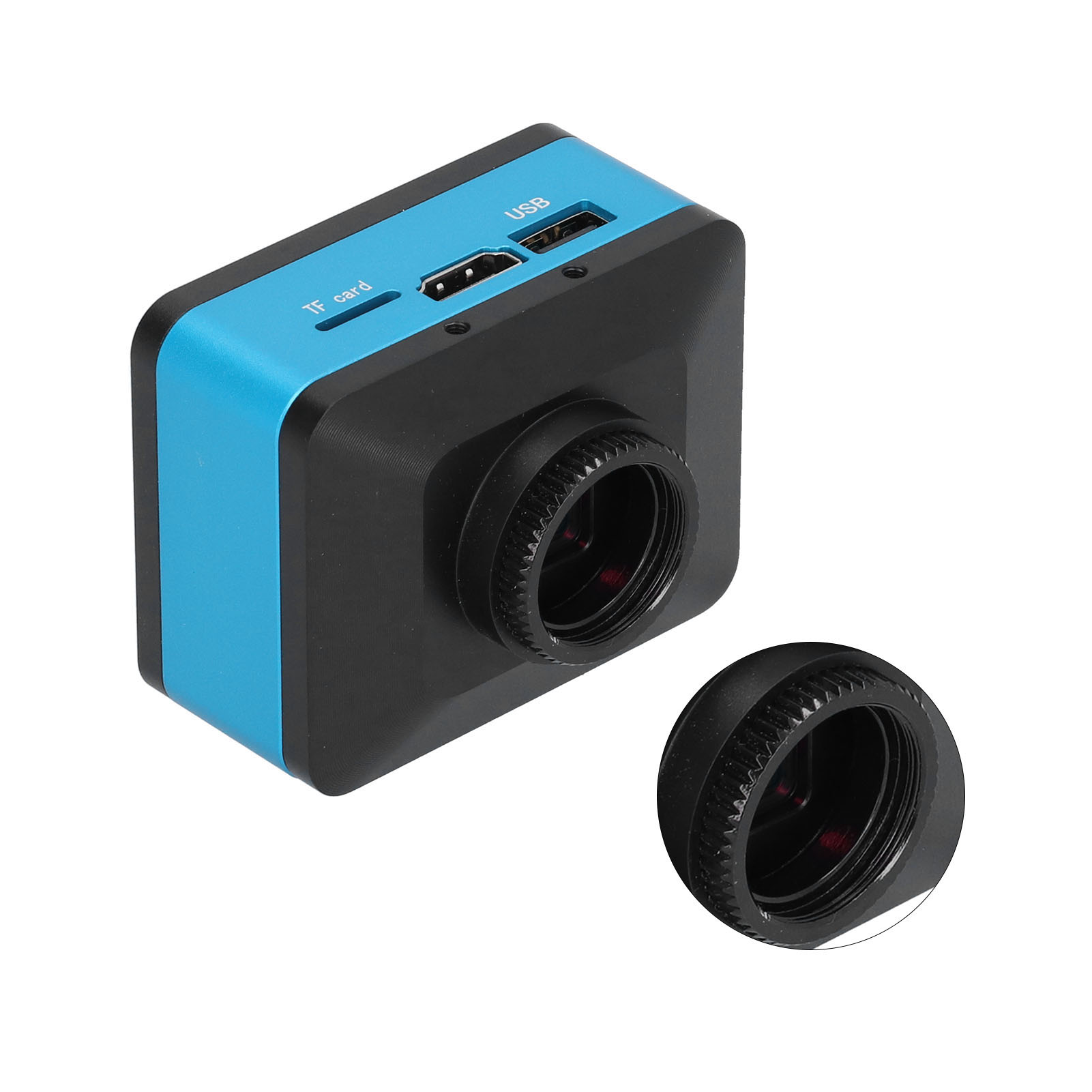 Industriemikroskopkamera Mit 1080p Hd-auflösung, 12 Mp, 120-facher Vergrößerung (c-mount), 144 Leds, 100–240 V Wechselstrom (eu-stecker)