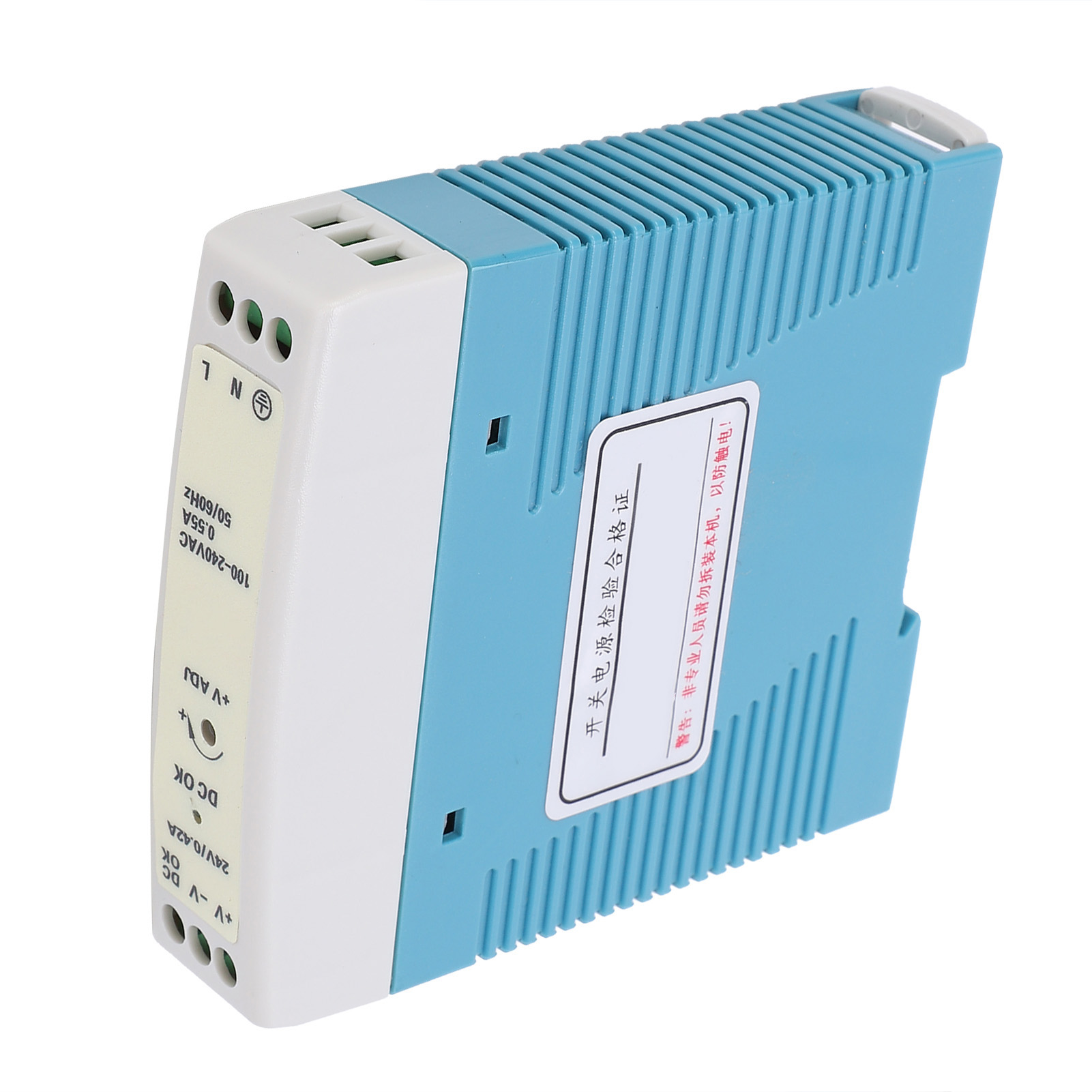 Berm Industrie-schaltnetzteil Din-schienenmontage 100–240 V Ac Eingang Mdr-10-24 10 W 24 V 0,42 A