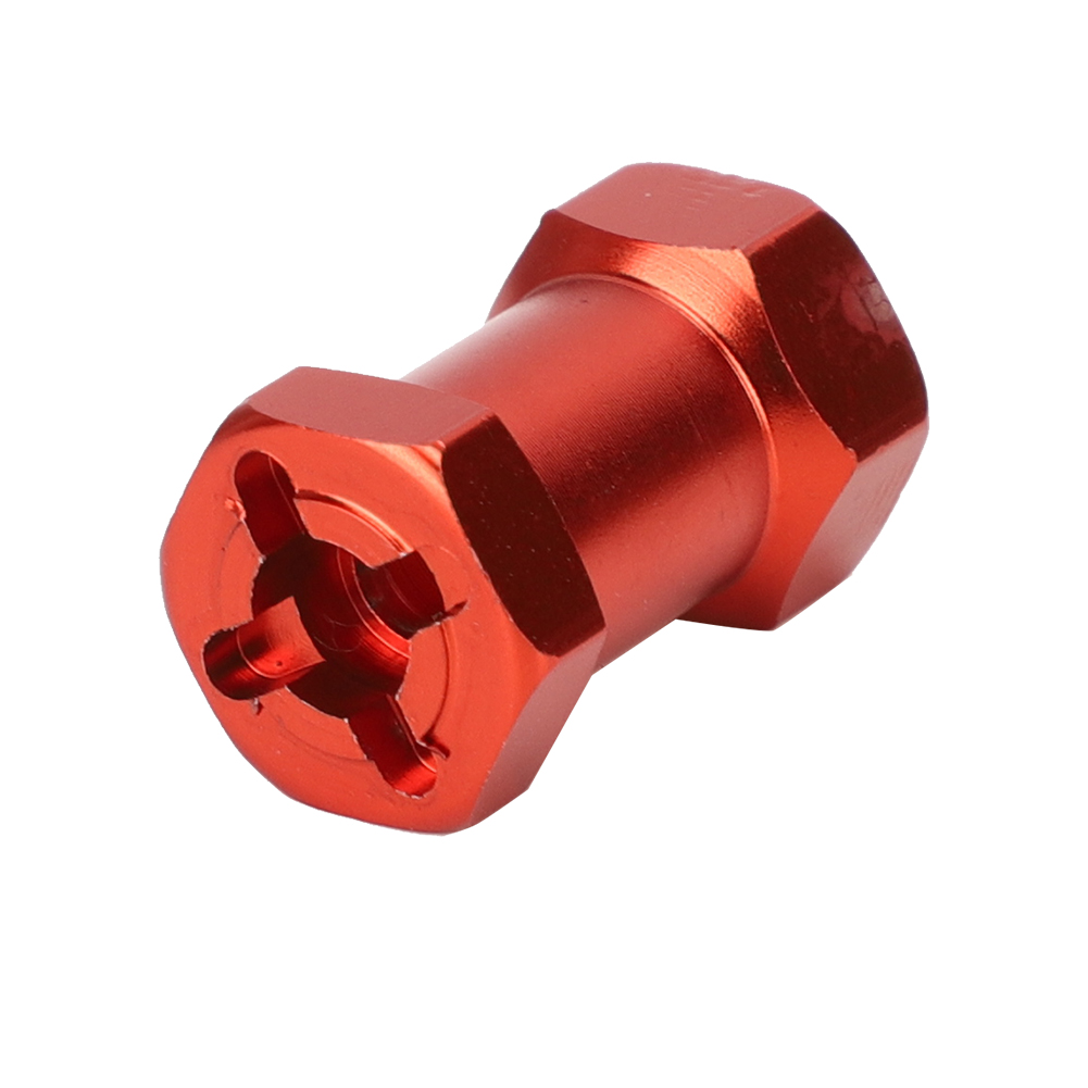 Stück Aluminiumlegierung 20 Mm Verlängerungsverbinder 12 Mm Radnaben-sechskantantrieb Adapter Für 1/10 Rc Drift Car Buggy Truggy Truck Teile Crawlerrot