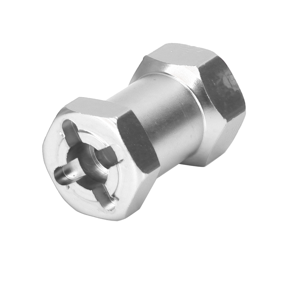 Stück Aluminiumlegierung 20 Mm Verlängerungsverbinder 12 Mm Radnaben-sechskantantriebsadapter Für 1/10 Rc Drift-car Buggy Truggy Truck Teile Crawler Silber