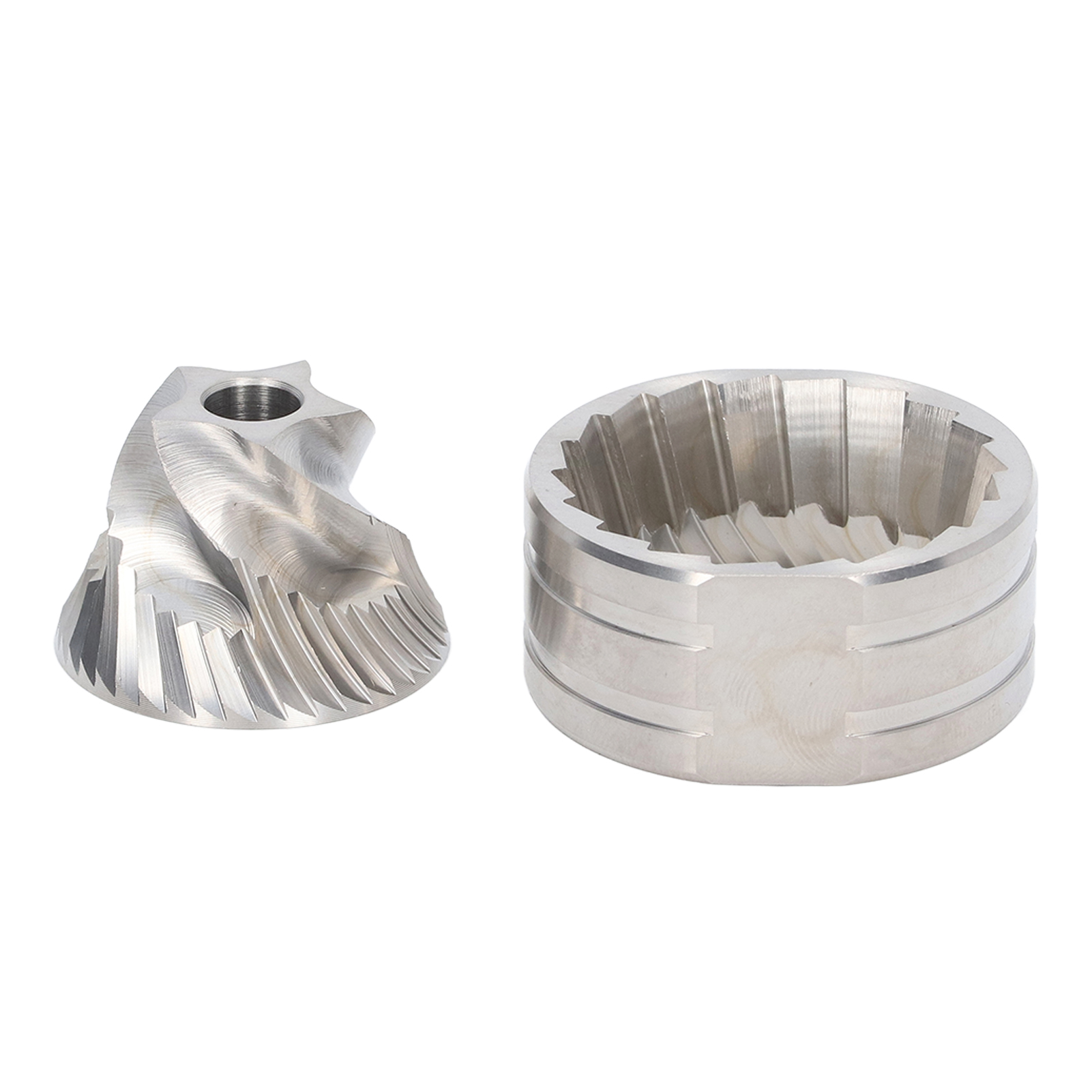 Kaffeemühlen-scheibenmahlkern Aus 420er Edelstahl, Kaffeebohnen-mahlscheibenkern-set, Fünf-sterne-kegel