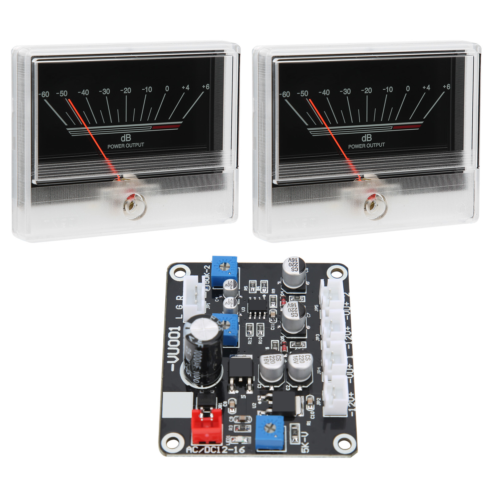Tn‑90a‑s0538 960µa Hochpräzises Vu-meter, Db-verstärkerpegel-audiometer Mit Hintergrundbeleuchtung