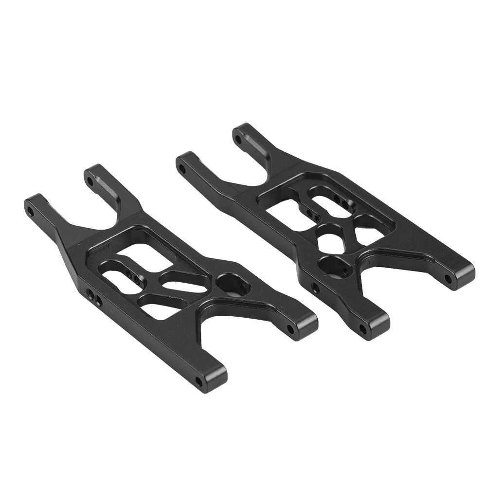 2 Pièces/ensemble De Bras De Suspension Inférieurs Avant En Alliage D'Aluminium Pour Axial Rock Racer 90026 (noir)