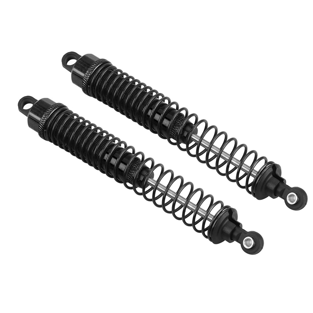 2 Amortisseurs Arrière En Alliage D'Aluminium Pour Axial Rock Racer 90026 (arrière, Noir)