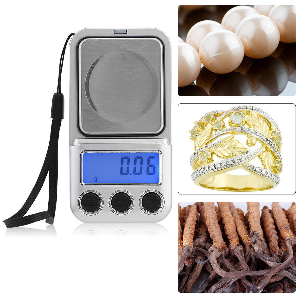 Digitale 600-g-taschenwaage Mit Lcd-display, Hohe Präzision Für Schmuck Und Gold, Tragbare Mini-waage Mit Hoher Genauigkeit