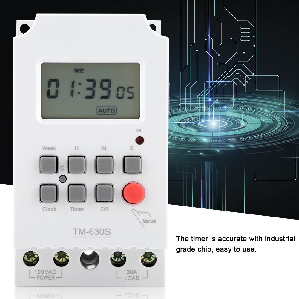 Intelligenter, Digitaler, Programmierbarer 110-v-timer, Langlebiger Elektrischer Zeitschalter Mit Digitalanzeige, Automatischer Steuerung, Steckertimer Für Elektrogeräte