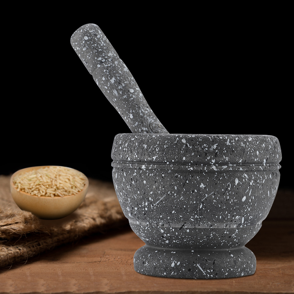 Manuelle Knoblauchmühle Aus Kunststoff, Mörser Und Stößel Für Gewürze Und Kräuter, Küchenmühle, Zerkleinerungswerkzeug, 4er-set