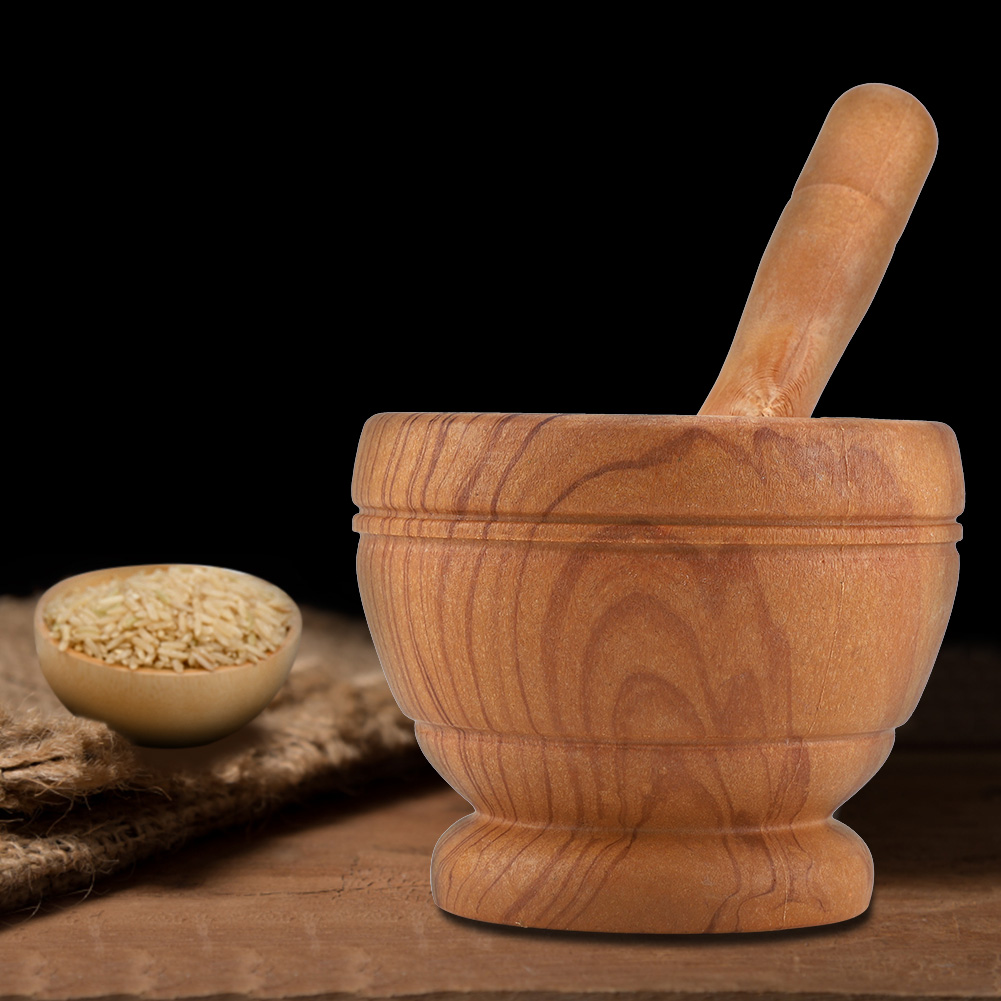 Manuelle Knoblauchmühle Aus Kunststoff, Mörser Und Stößel Für Gewürze Und Kräuter, Mahlschale, Küchenutensil, 1er-set