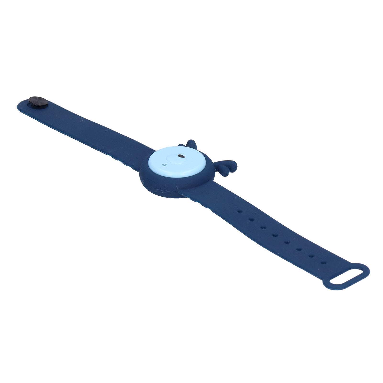 Wiederaufladbares Ultraschall-mückenabwehrarmband Per Usb, Schallabwehrmittel Für Kinder, Dunkelblaues Armband, Chemikalienfrei, Tragbarer Schutz.