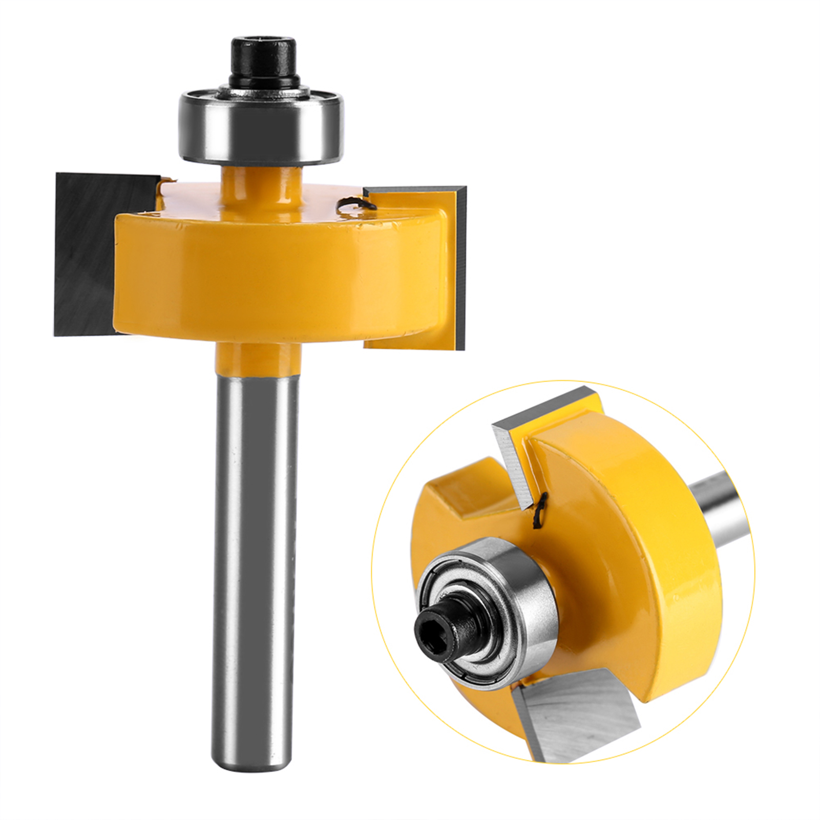 Satz Von 2 1/2" H Lamellofräsern Mit 1/4" Schaft, 7 Lagern, Für Massivholz, Spanplatten Und Sperrholz.