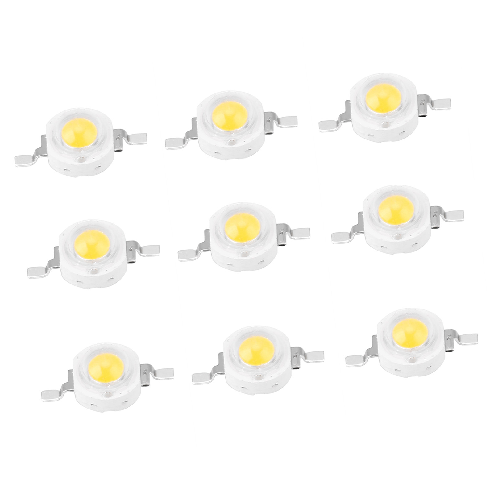 Packung Mit 20 Hochleistungsfähigen 1-w-smd-leds, Warmweiße Diodenchips Für Diy-lampen, Projektbeleuchtung, Ersatzbirnen