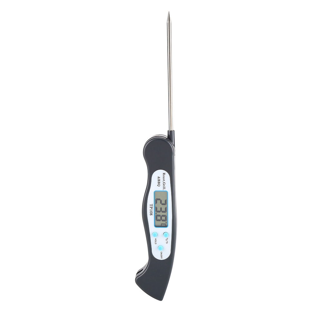 Digitales Lcd-küchenthermometer Mit Lebensmittelfühler, Zum Braten Von Fleisch Und Grillen, Präzise Temperaturmessung, 1 Stück