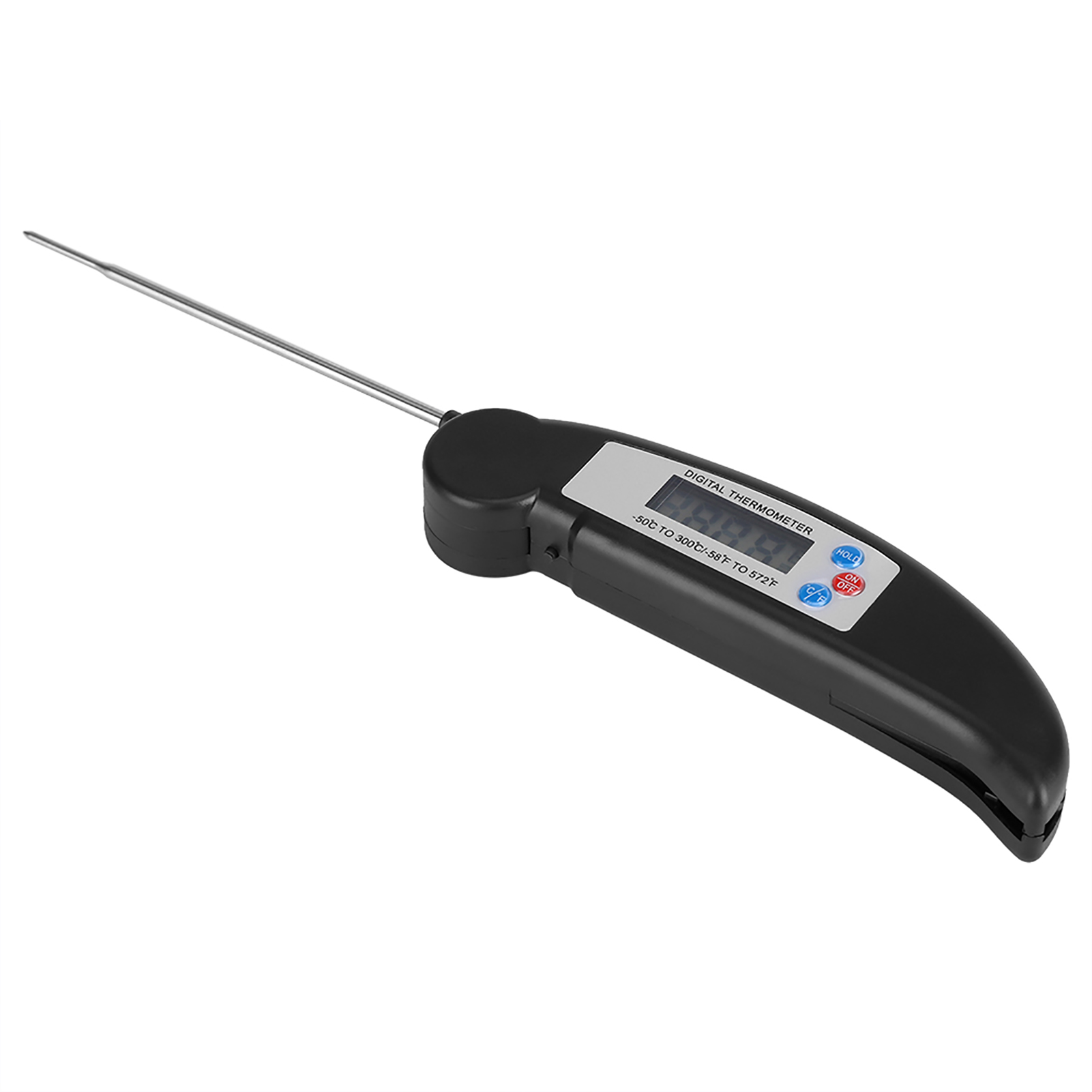 Digitales Kochthermometer Für Fleisch, Grillgut Und Zum Kochen Schwarze Temperatursonde Für Genaue Und Schnelle Messung