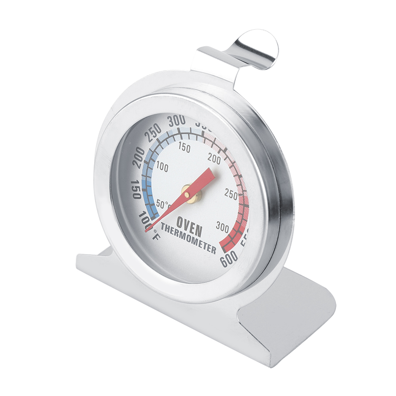Ofenthermometer Mit Edelstahl-zifferblatt, Sonde Für Fleisch Und Lebensmittel, Temperaturanzeige 50-300°c, Präzises Kochen.