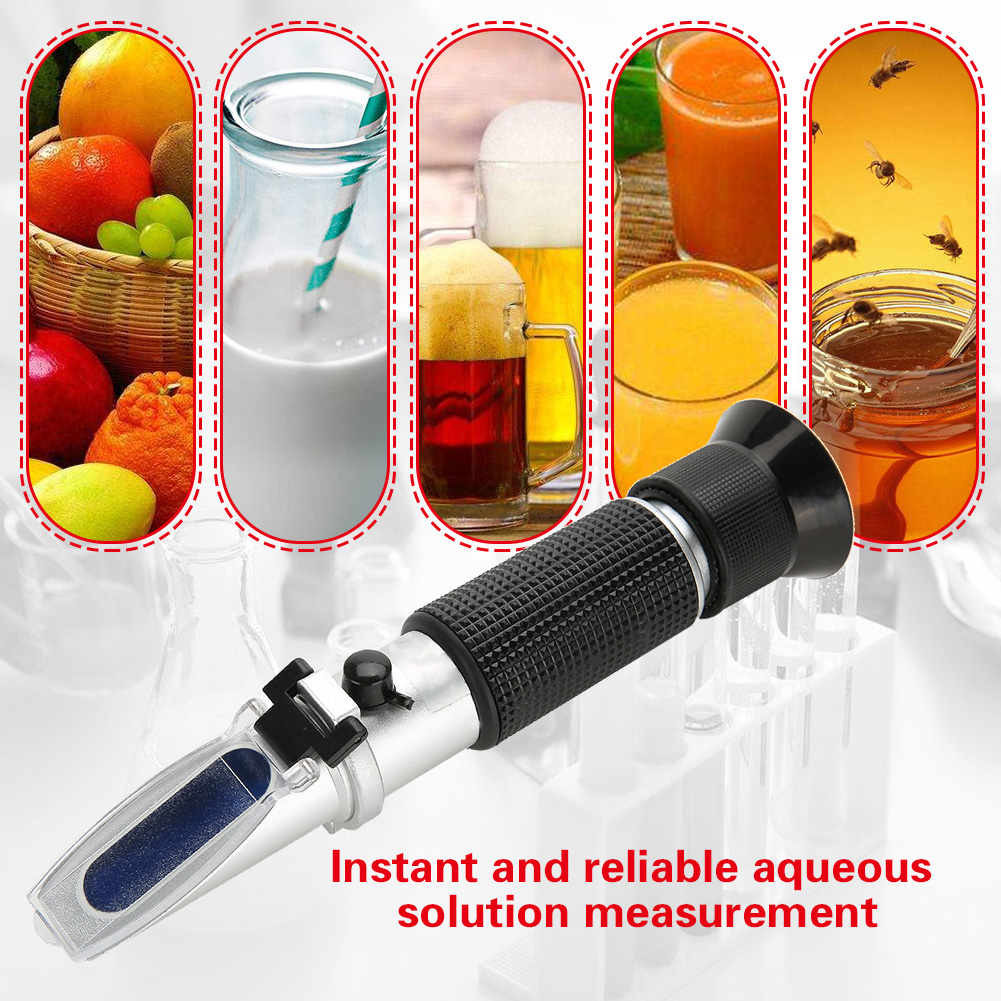 Refraktometer 1000-1130 Spezifisches Gewicht Für Bier, Fruchtsaft, Wein, Zuckermessung