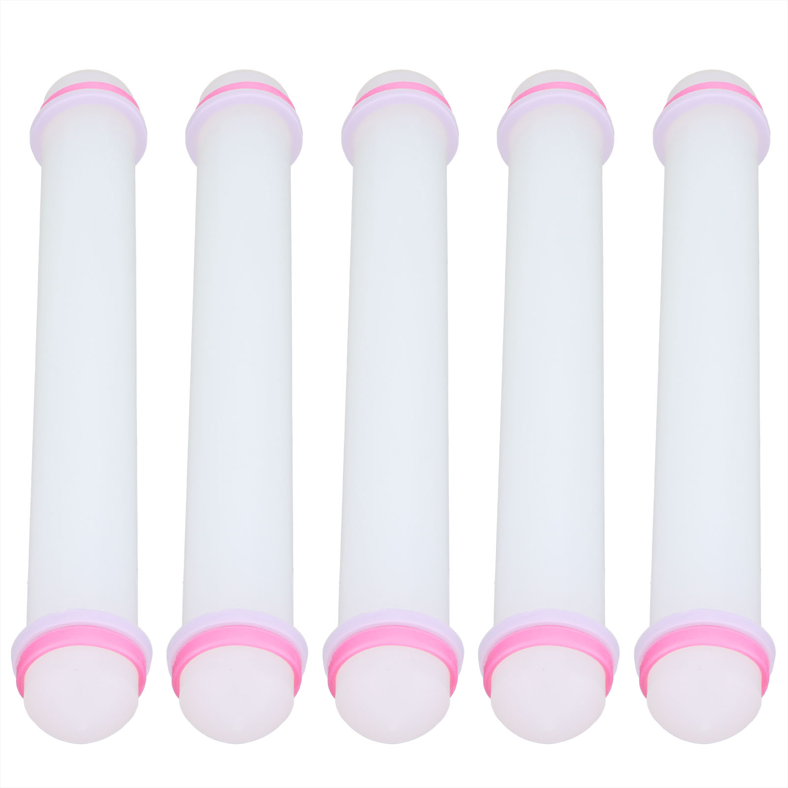 Antihaft-nudelholz-set, 5-teilig, Küchenhelfer Aus Lebensmittelechtem, Weichem Ton, Nudelholz Aus Keramik Zum Ausrollen Von Teig, Backutensil.