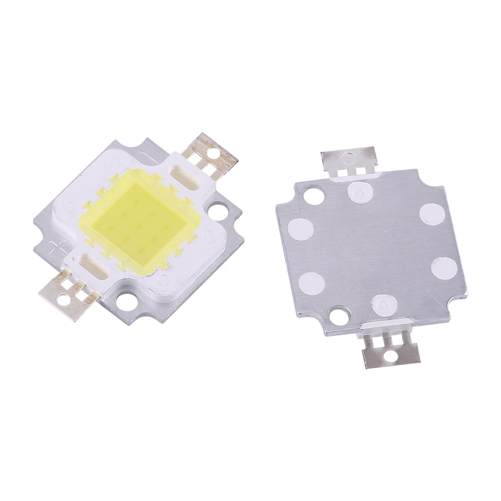 Packung Mit 10 Smd Cob 10w Dc 9-10v Led-chips Für Strahler, Hochleistungs-kaltweißlampen, Ersatzlampen