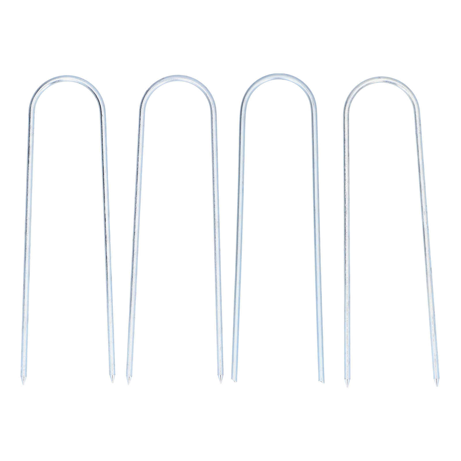 U-förmige Heringe Aus Edelstahl, Bodenanker Für Rasen, Planen Und Garten, 4er-set