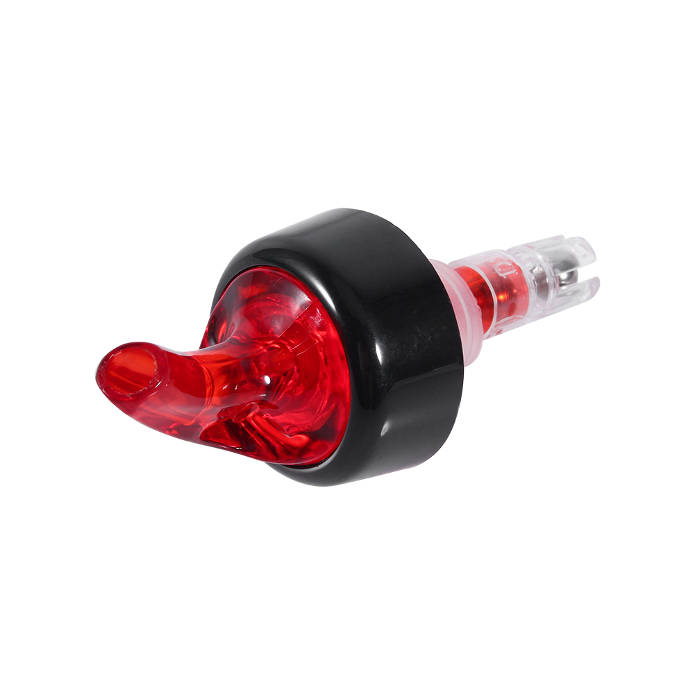 Roter, Robuster Ausgießer Aus Kunststoff, Weinflaschenausgießer, Barspender, 2er-set, Gleichmäßiger Ausgießer, Ideal Für Clubs