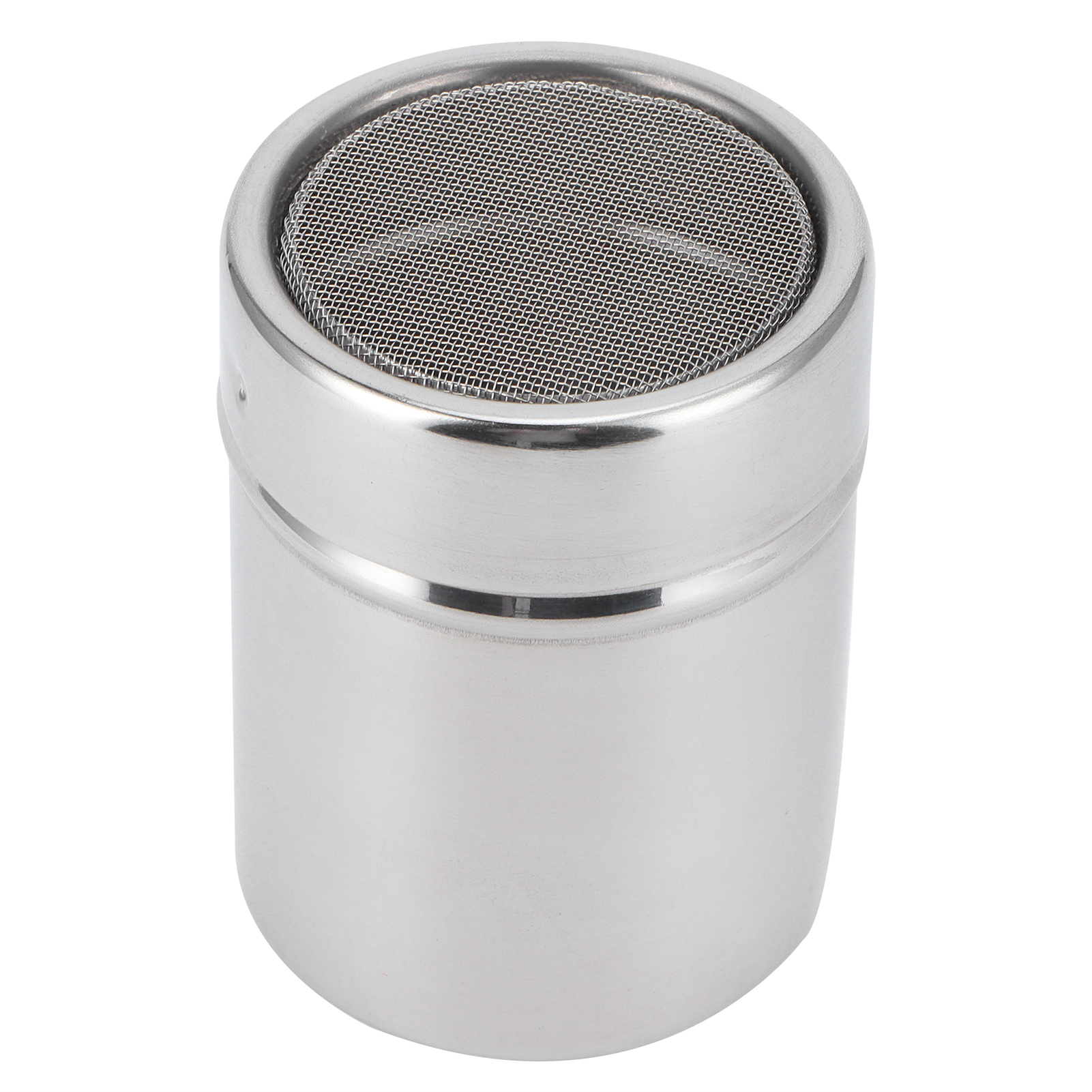 Edelstahl-streuer Für Kaffee, Kakao Und Mehl, Küchenutensil, Sieb Mit 0,5 Mm Lochgröße, Pulverspender.