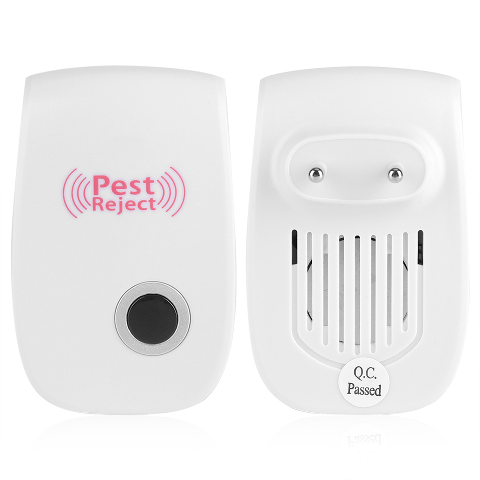 4er-pack Ultraschall-mückenabwehrgeräte Für Den Innenbereich, Auch Gegen Kakerlaken, Ratten Und Andere Nagetiere, Eu-stecker