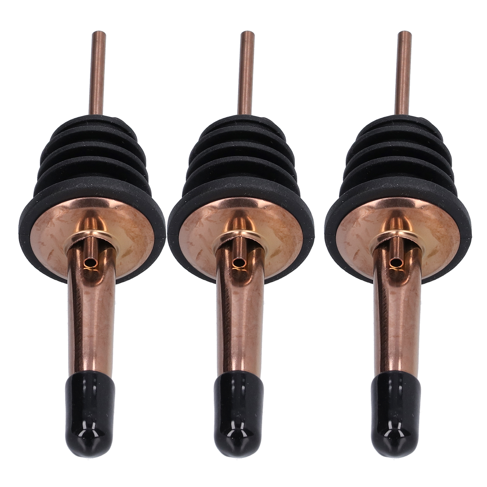10 Ausgießer Aus Edelstahl Für Weinflaschen, Tropfstopper Für Bars, Küchen-barkeeper-werkzeug, Kurze Kapsel, Schwarz, Gold, Rosé
