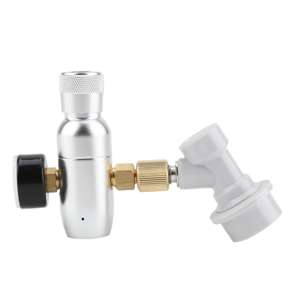 16g Co2-regler-set Mit 0-60 Psi-regler, Kartuschenlader Für Bierzapfanlage, Gasanschluss, Einstellbarem Druck, Zubehör Für Heimbrauer